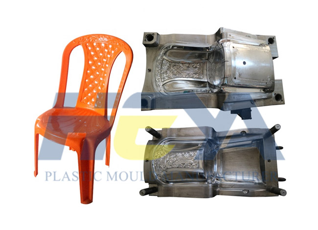 plastic chair mould with replaceable back insert
